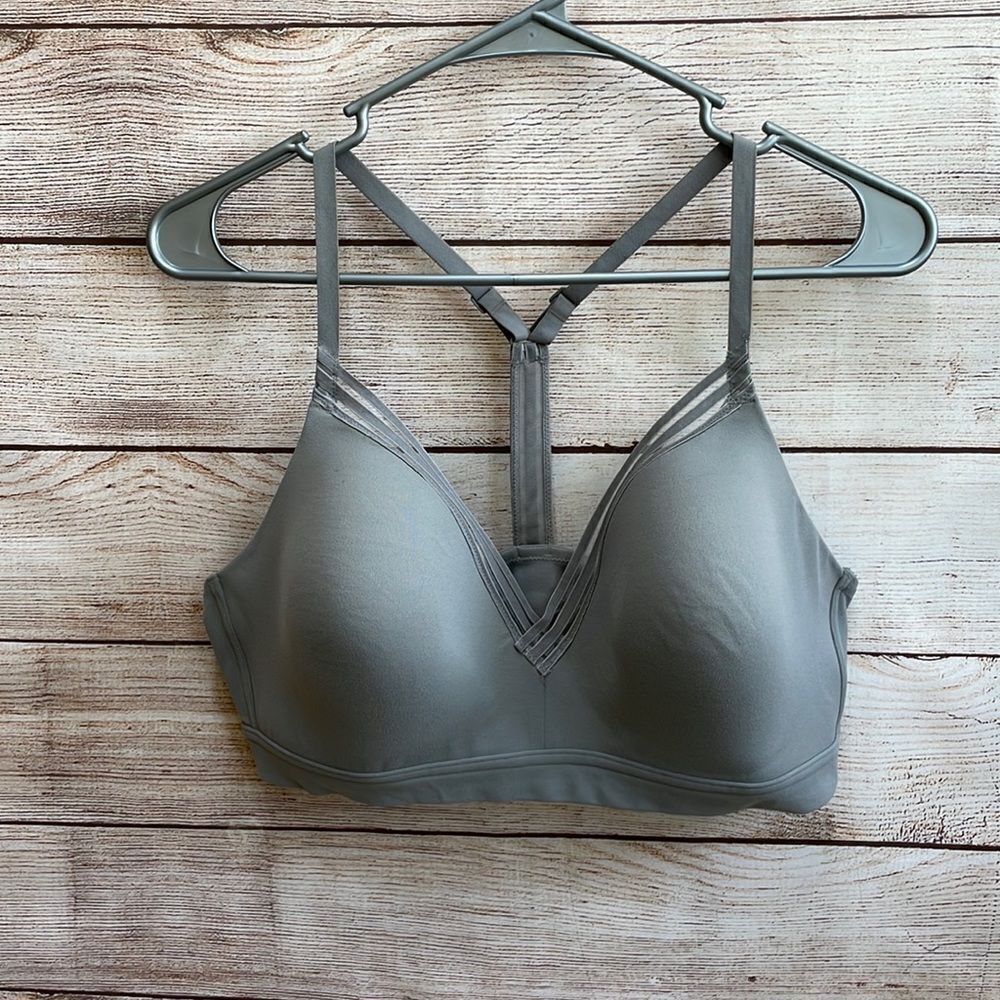 ATHLETA POWERVITA‎ CIRCUIT SPORTS BRA IN GRAY
